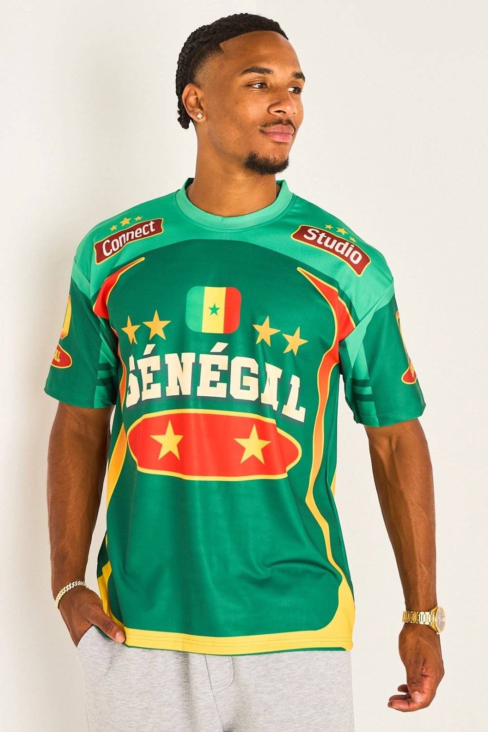 T-shirt b ktaba Sénégal khder