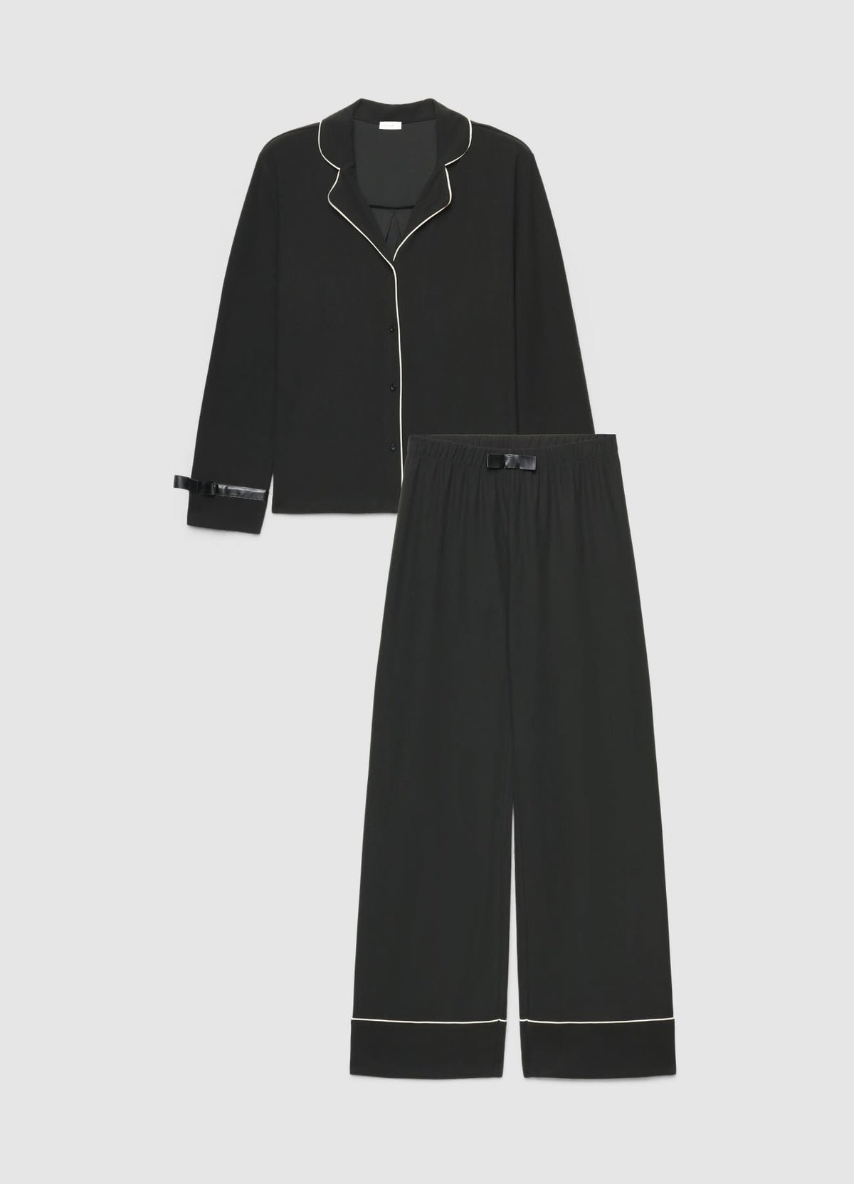Pyjama chemise w serwal b bords mkhalfin