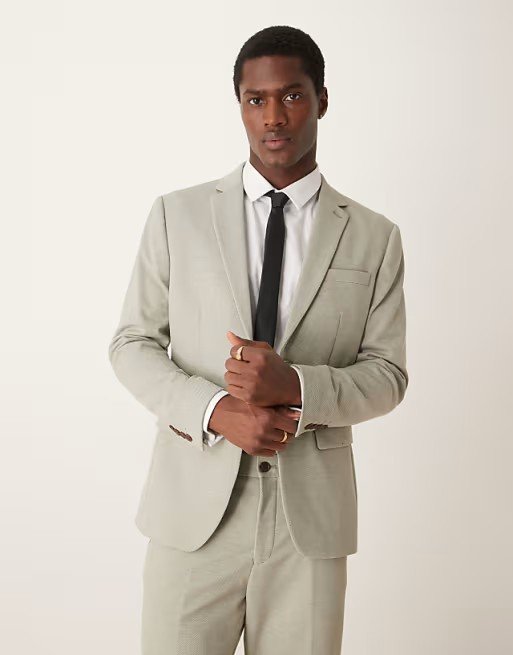 Aitor - Blazer standard - Vert clair
