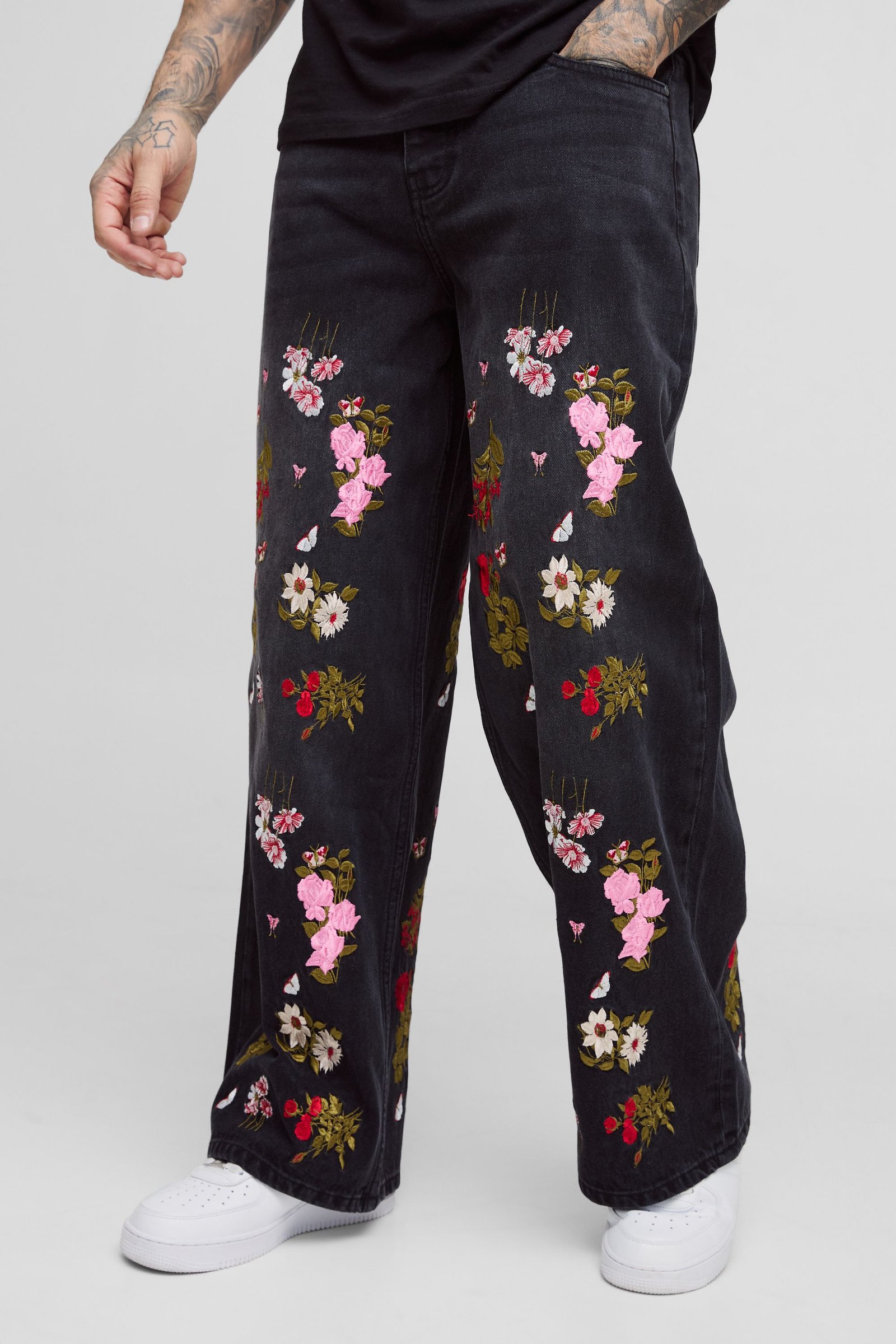 Tall - Jean baggy fleuri
