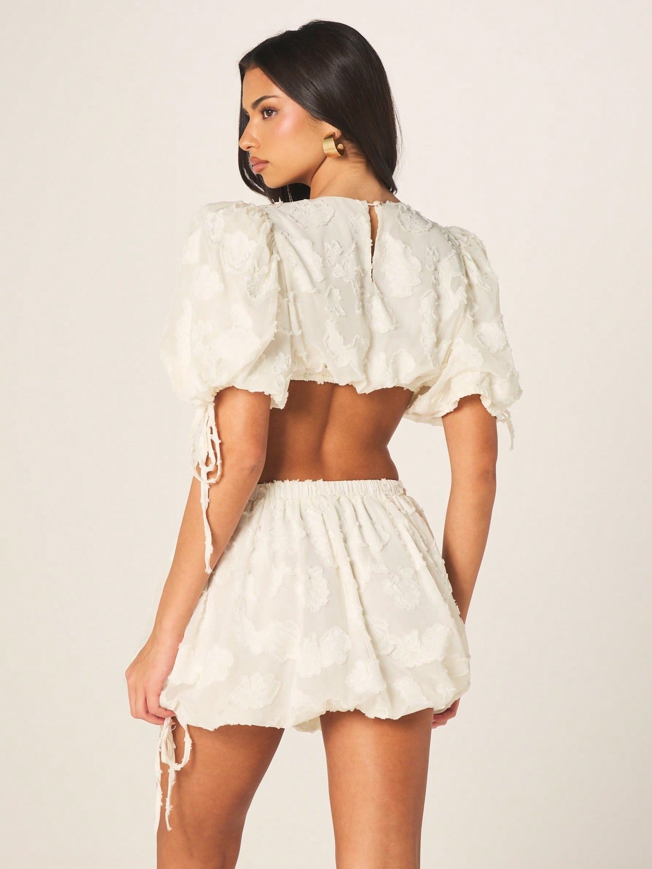 Ensemble crop top kmam bouffants w mini jupe