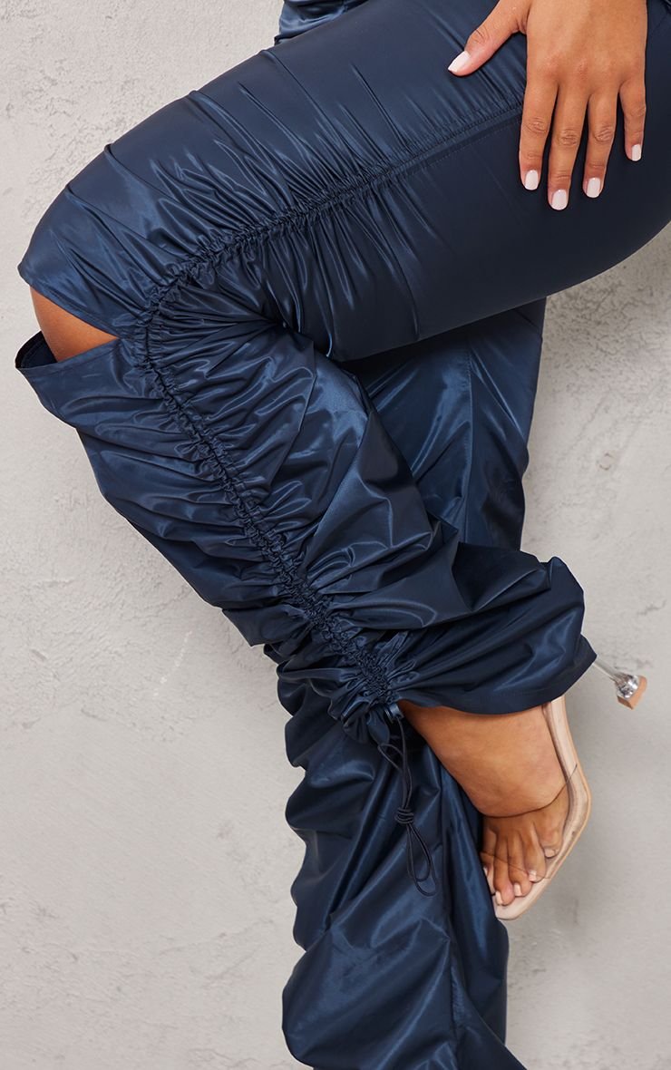 Shape ruched shell drawstring joggers