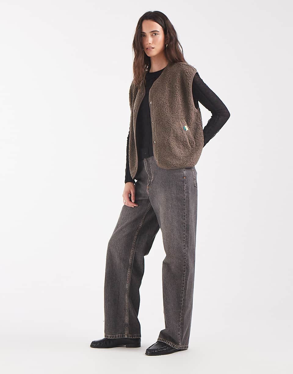 Gilet teddy - Qahwi fate7