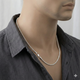 collier maille popcorn 1